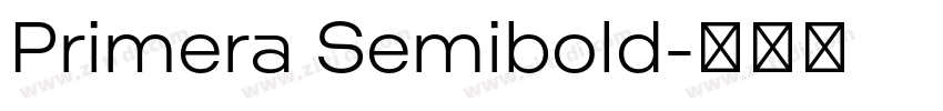 Primera Semibold字体转换